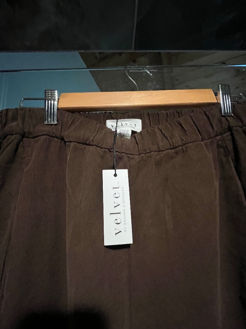 Velvet by Graham & Spencer, Laney Corduroy in Bark